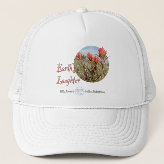 Red Indian Paintbrush Hat Truckerkappe (Vorderseite)