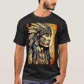 RED INDIAN T - SHIRT (Vorderseite)