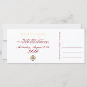 Red Indian Wedding - Ankündigung / Rackcard (Rückseite)