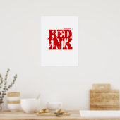Red Ink Poster (Küche)