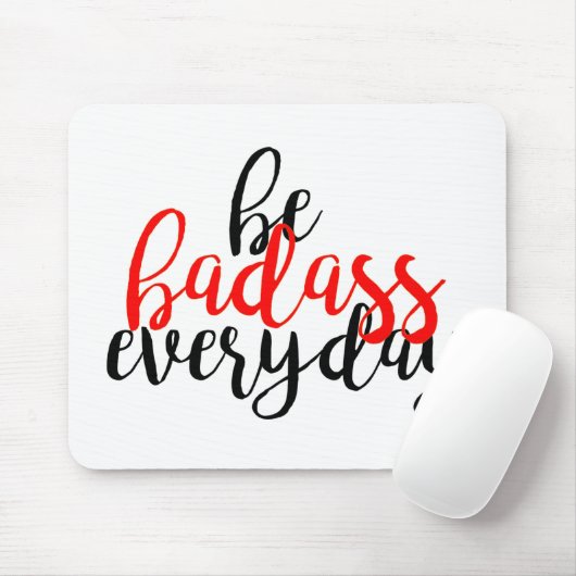 REd inspirierende Badass Mousepad (Mit Mouse)
