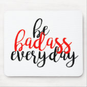 REd inspirierende Badass Mousepad (Vorne)