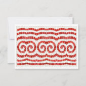 RED IONIC MOSAIC 3.5x5 Flachkarte Karte (Vorderseite)
