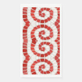 RED IONIC MOSAIC Handtuchpapier Napkins Serviette (Vorderseite)