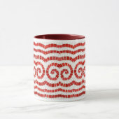 RED IONIC MOSAIC Maroon Combo Tasse (Zentrum)
