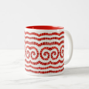 RED IONIC MOSAIC Red Two-Tone Tasse