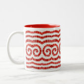 RED IONIC MOSAIC Red Two-Tone Tasse (Links)