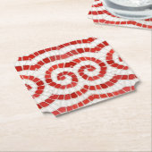 RED IONIC MOSAIC Ticket Paper Untersetzer (angewinkelt)