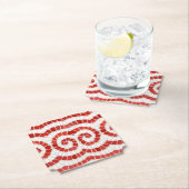 RED IONIC MOSAIC Ticket Paper Untersetzer (Vor Ort)