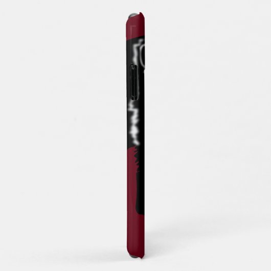 Red iPhone Case mit Lion - Wählen Sie Farben (Hinten/Rechts)