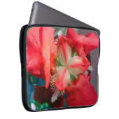 Red Iris Blume Laptop Sleeve (Vorne Rechts)