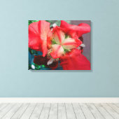 Red Iris Leinwand (Insitu (Holzboden))