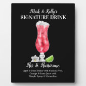 Red Island Drink ・ PERSONALISIERTES Signaturgeträn Fotoplatte (Vorderseite)