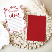 Red Italian Date Night Ideas Brautparty Game Einladung