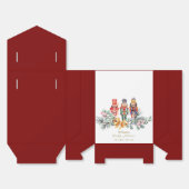 Red It's Cold Outside Nutcracker Baby Shower  Geschenkschachtel (Ungefaltet)