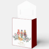 Red It's Cold Outside Nutcracker Baby Shower  Geschenkschachtel (Offen)