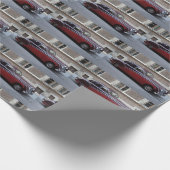 Red Jaguar MK IX Geschenkpapier (Ecke)