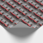 Red Jaguar XK8 Cabriolet Geschenkpapier (Ecke)