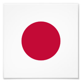 Red Japan Sun Fotodruck