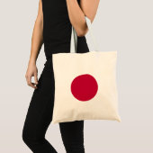 Red Japan Sun Tragetasche (Vorderseite (Produkt))