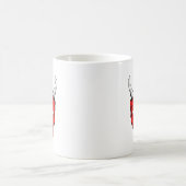 Red Japanese Hannya Mask Kaffeetasse (Mittel)