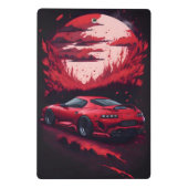 Red Japanese Supra Car Geschenk für Ihn Mini Klemmbrett (Rückseite)