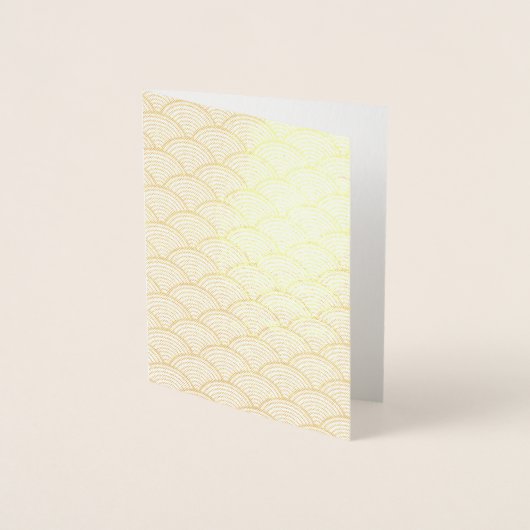 Red Japanese Wave Folienkarte (Vorderseite)