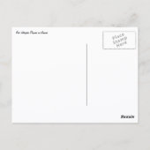 Red Jatropha Flowers Postkarte (Rückseite)