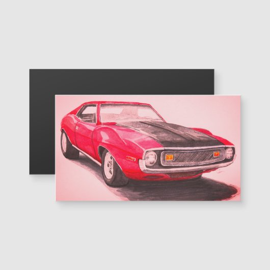 Red Javelin Magnet 1974 (Vorne/Hinten)