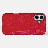 Red Jazzy iPhone Fälle Case-Mate iPhone Hülle (Rückseite (Horizontal))