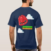 Red Jelly Happy Crest With Back Print - Happy Jump T-Shirt (Rückseite)