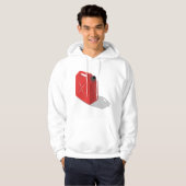 Red Jerrican Mens Hoodie (Vorne ganz)
