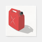 Red Jerrican Paper Napkins Serviette (Vorderseite)