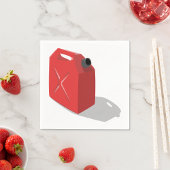 Red Jerrican Paper Napkins Serviette