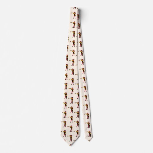 Red Jester April Fool's Day Krawatte (Vorderseite)