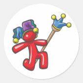 Red Jester Stickers (Vorderseite)