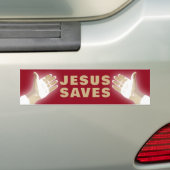 red JESUS RETTE Autoaufkleber (Auf Auto)
