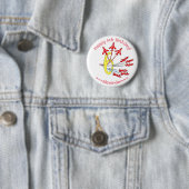 Red Jet Flugzeug 6. Geburtstag Abzeichen Button (Beispiel)