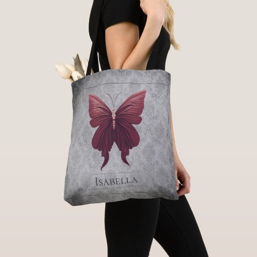 Red Jeweled Butterfly Tasche (Von Nahem)