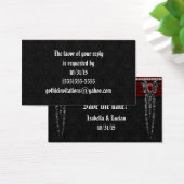 Red Jeweled Damask Vampire Wedding (Schreibtisch)