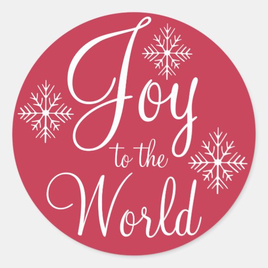 Red Joto the World Christmas Stickers (Vorderseite)