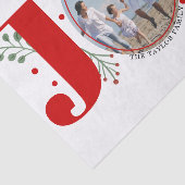 Red Joy mit Beeren Weihnachts-Foto Seidenpapier (Ausschnitt)