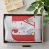 Red Joy mit Beeren Weihnachts-Foto Seidenpapier (Geschenk)