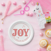 Red Joy New Year Party Custom Pappteller (Party)