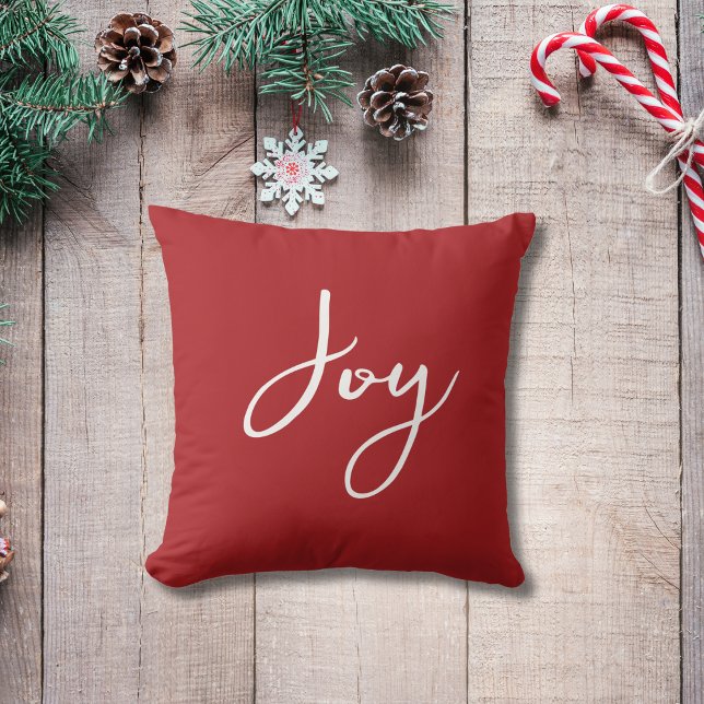 Red Joy Pillow Kissen (Von Creator hochgeladen)