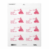 Red Joyeux Noël mit Weihnachtsbaum (Vorne)