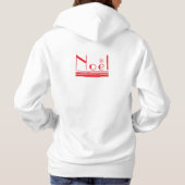 Red Joyoux Noel Christmas T-Shirt Hoodie (Rückseite)