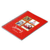 Red Joyoux Weihnachten Foto Book Notizblock (Linke Seite)