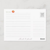 Red Juice Rezept Postkarte (Rückseite)