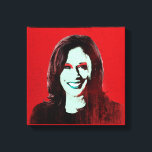 Red Kamala Harris Pop Art Leinwanddruck<br><div class="desc">Politischer Pop Art Gear und politische Geschenke von PolitiClothes.com & PolitiCardz.com finden die einzigartigsten Wahlen und politischen Geschenke inklusive: politische T - Shirt, politische Autoaufkleber, politische Buttons, politische Poster, politische Buttone, politische Karten, politische Tasse, politische Plakate, politische Zeichen und mehr! Politische Kunst & Gear: http://www.PolitiClothes.com Politische Karten und Geschenke: http://www.PolitiCardz.com...</div>